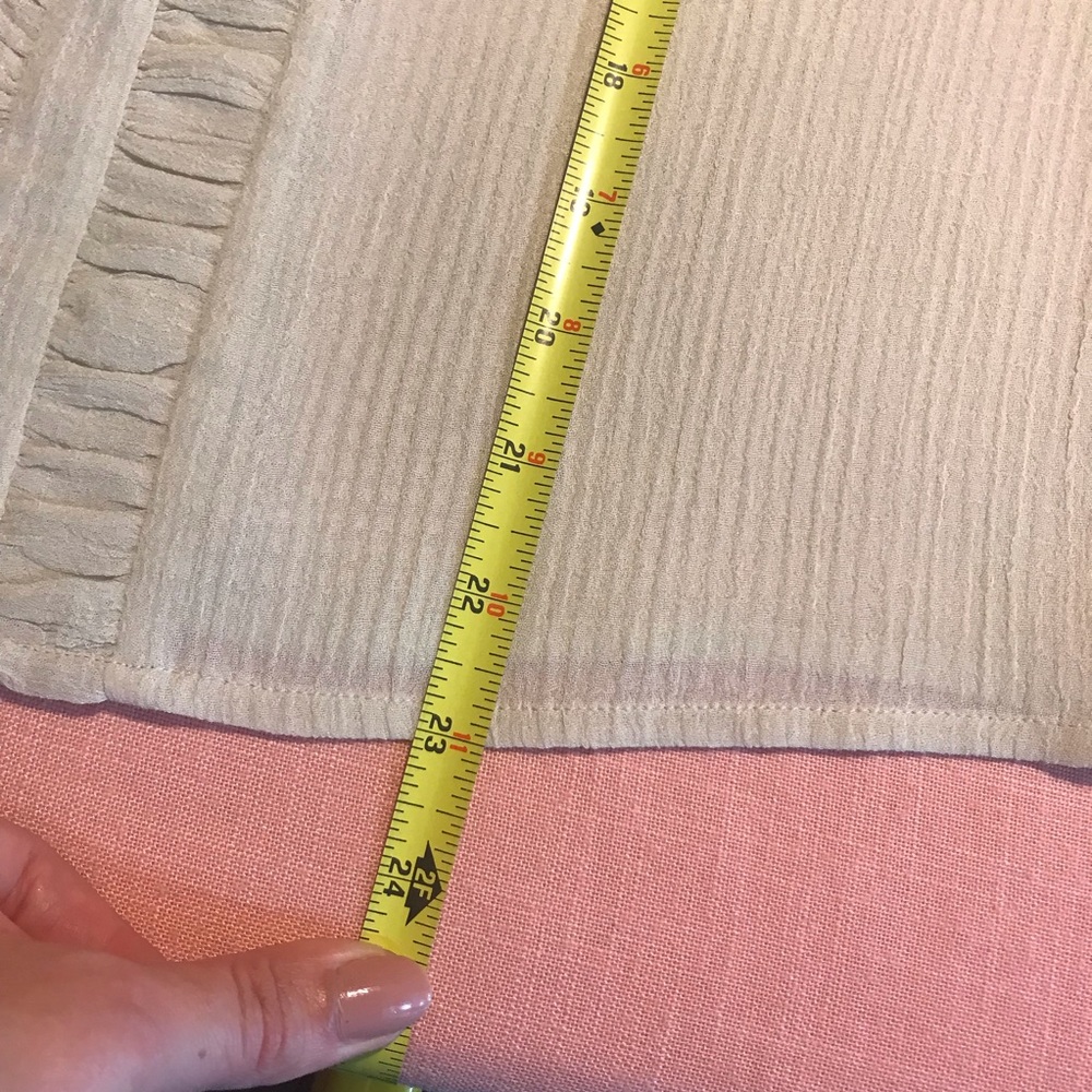 JONES NEW YORK Women's Size 6 Small Beige Sleeveless Tank Top Blouse - Picture 7 of 11